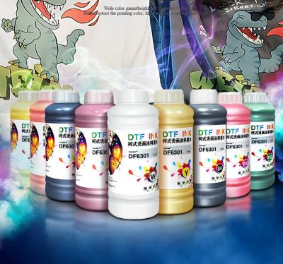 Imprimante blanche du transfert de chaleur d'encre de sublimation de noir de tissu DTF