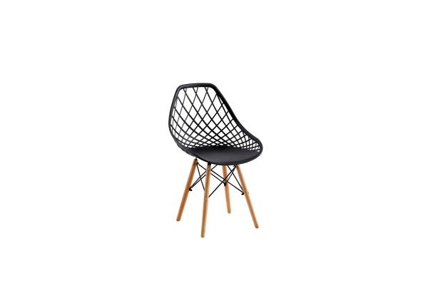 America Eames Dining Chair Casual Fashion Hollow Plastic Backrest For Meeting