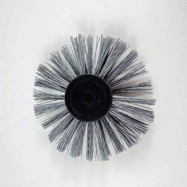 Sturdy Carbon-Infused Abrasive Nylon Brush For Pipeline Coating Removal