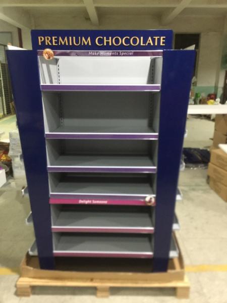 AT-0178 Branded Retail Display Shelving Fixture Minimalist Design
