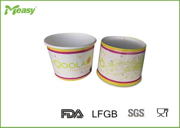 16oz Single Wall Ice Cream Paper Bowl for rice / sea food With Color Printed