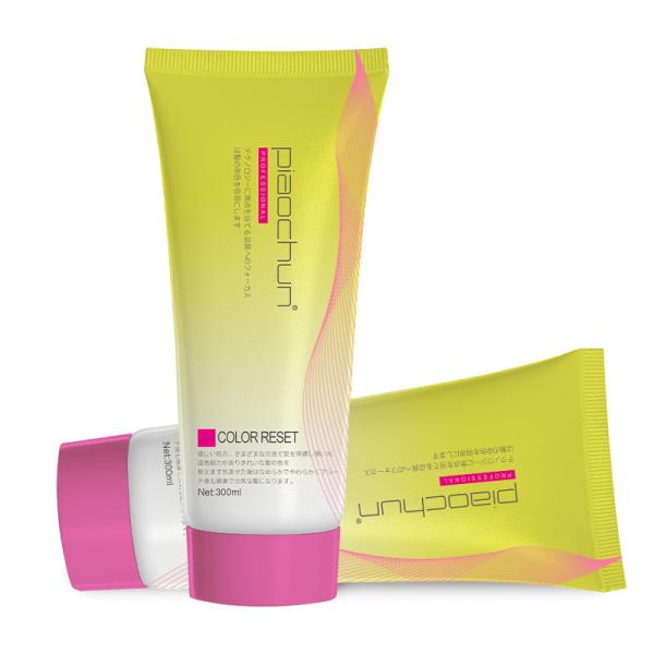OEM ODM 300ml Low Ammonia Herbal Permanent Hair Dye Remover Cream Paste Bubble Wax Formula Salon Shampoo Use