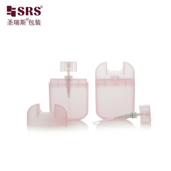 PWU006 20ML 30ML Customize Color Plastic PP Semi-Transparent Card Shape Sprayer Bottle