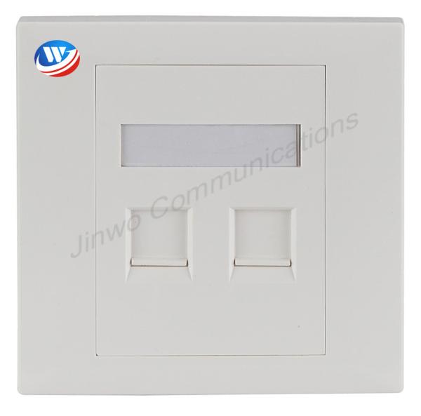 86mm Telecommunication Network Faceplate RJ45 Socket Wall Face Plate