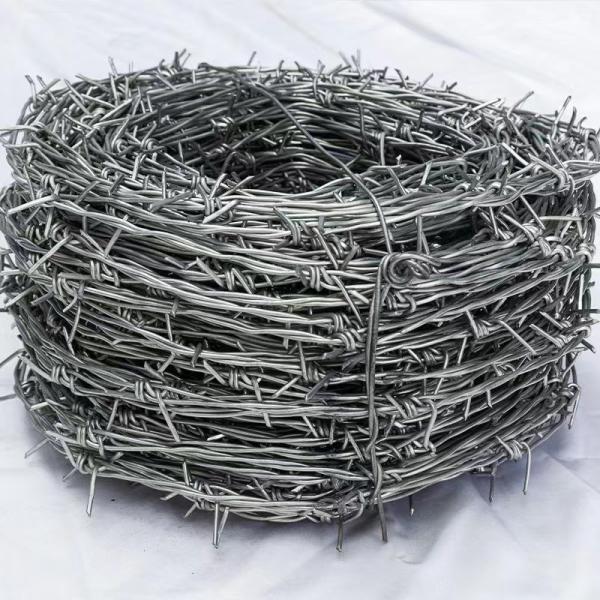 Factory Price 500m Per Roll Stretching Barbed Wire Galvanized Barbed Wire Coil For Sale