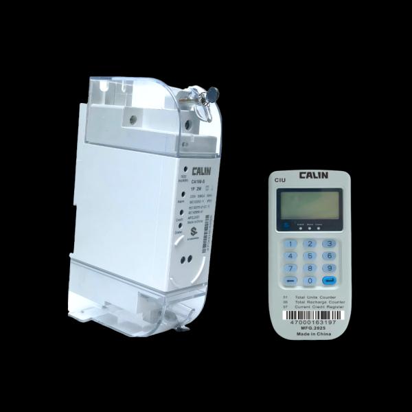 Split Type STS Single Phase Electric Meter , Plc G3 Rf  Din Rail Power Meter