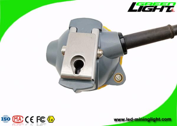 IP68 216lum 15000lux LED Miner Cap Lamp 1.67W With Cradle Chager