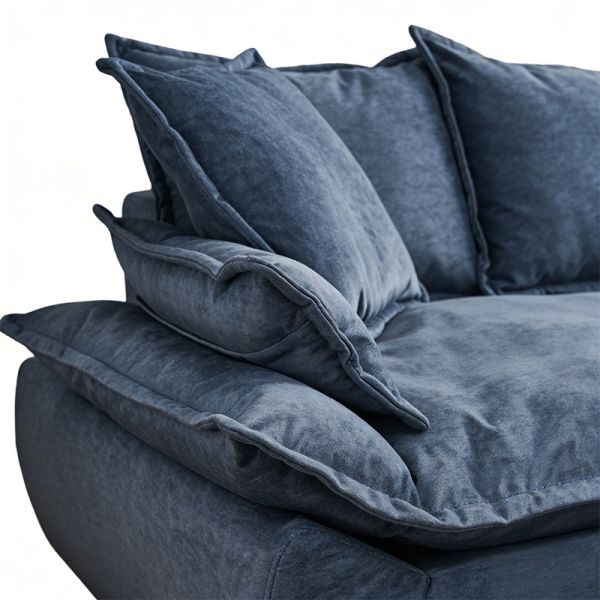 Compression Vacuum Sofa Set Home Furniture Modular Modern Luxury Corduroy 3 Seater Sponge Couch Living Room Frameless Sofa