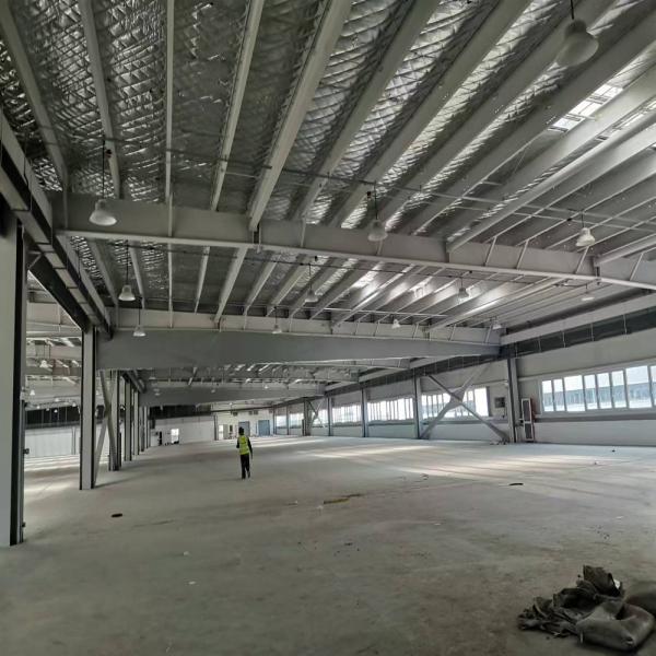 Large Span Prefabricated Steel Structure Building Q355 Q235 Steel Frame Structure Building