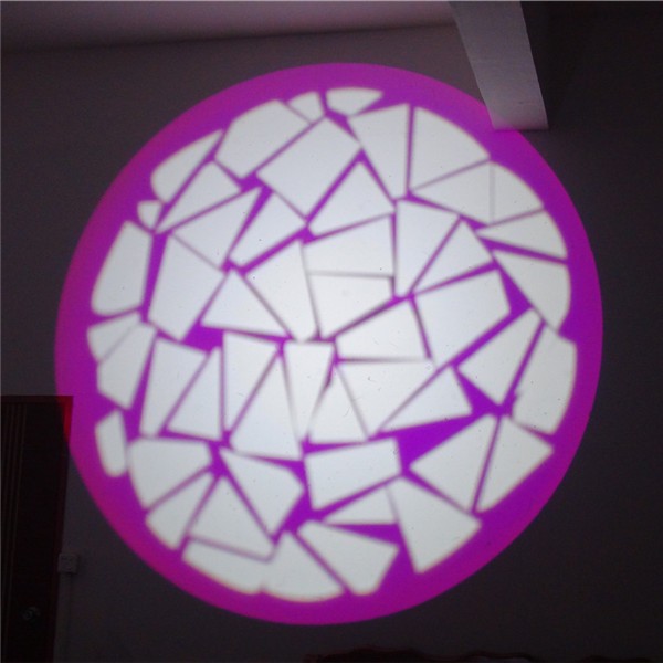 Rainbow Effect 300w White LED Stage Lights / DJ LED Gobo Lights 8000K Cool White