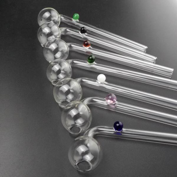 Various Colored Scientific Glass Smoking Pipe Multi Design OEM/ODM Available