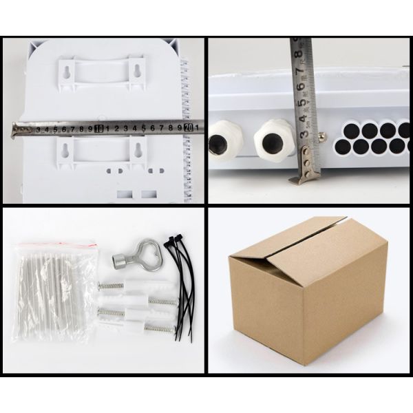 ODP Outdoor Fiber Optic Distribution Box 12 Ports Wall / Pole Mounted