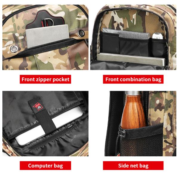 Оксфордский 65-литровый рюкзак для походов камуфляжный рюкзак для походов OEM/ODM