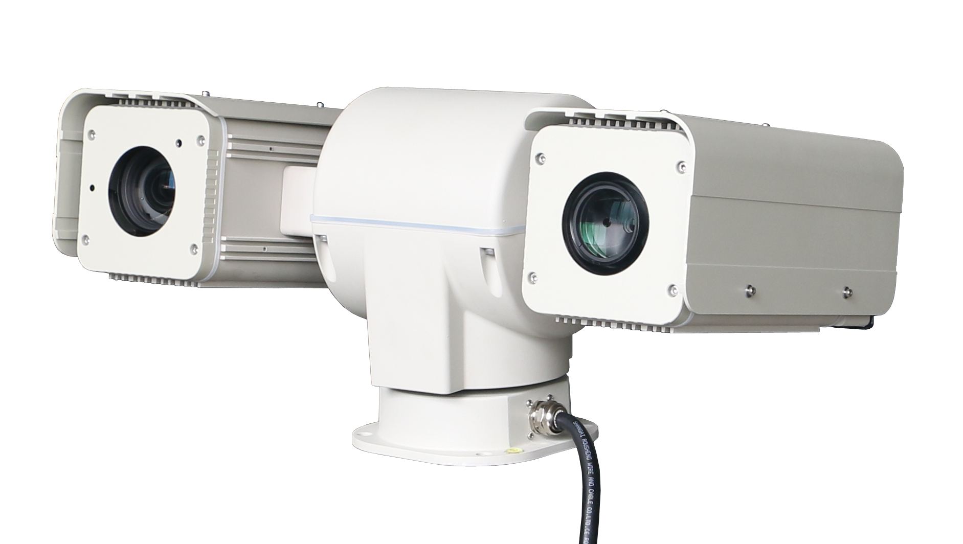 Caméra de vision nocturne infrarouge 850nm longue portée 1080P, distance IR 2000m