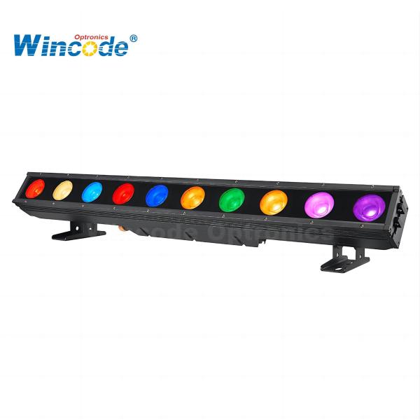 10*50W LED de alta potencia 4-en-1 RGBW cabeza móvil ️ 12°/36°/60° Ángulos del haz y IP65