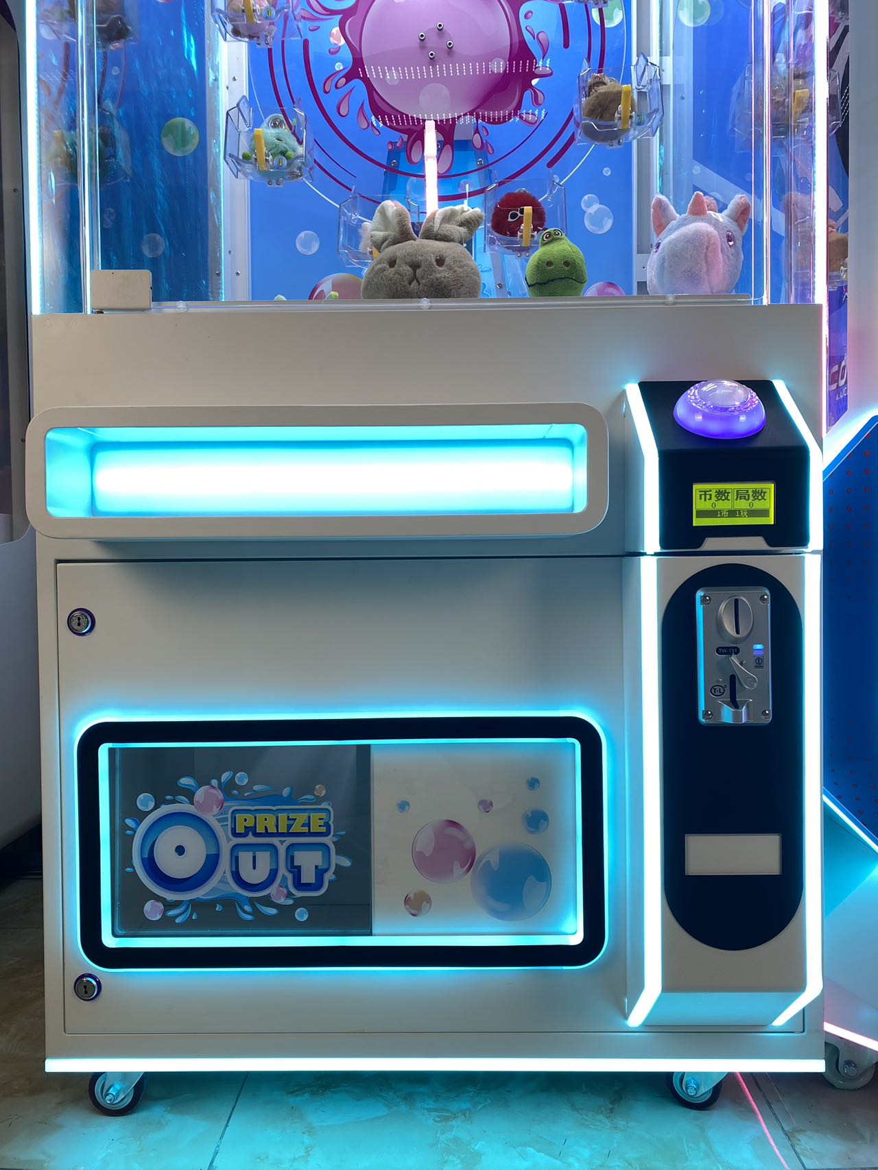Bubble Wheel Custom Logo Amusement Game Machine Stable Performance for Indoor Playground