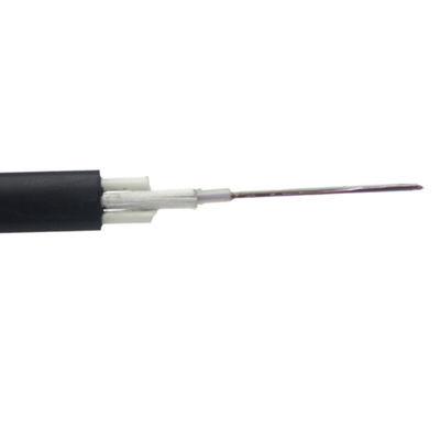 GYFXTY Fiber Optic Cables , Overhead Ftth Flat Drop Cable  24 Core