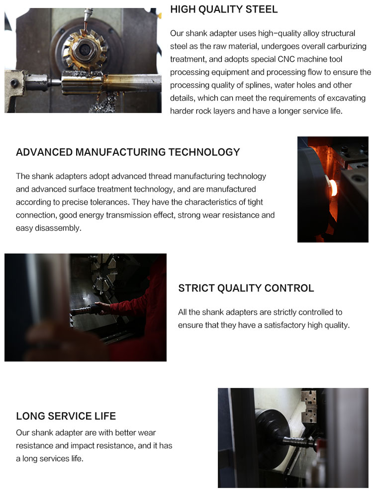 Переходник хвоста сверла T38 для атласа Copco COP1432 COP1532 COP1440 COP1838 HD/ME