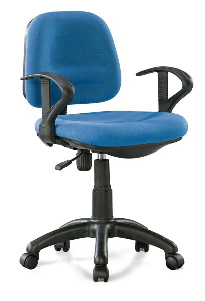 Compact Small Fabric Office Chairs Adjustable Height Fade Proof High Tear Strength