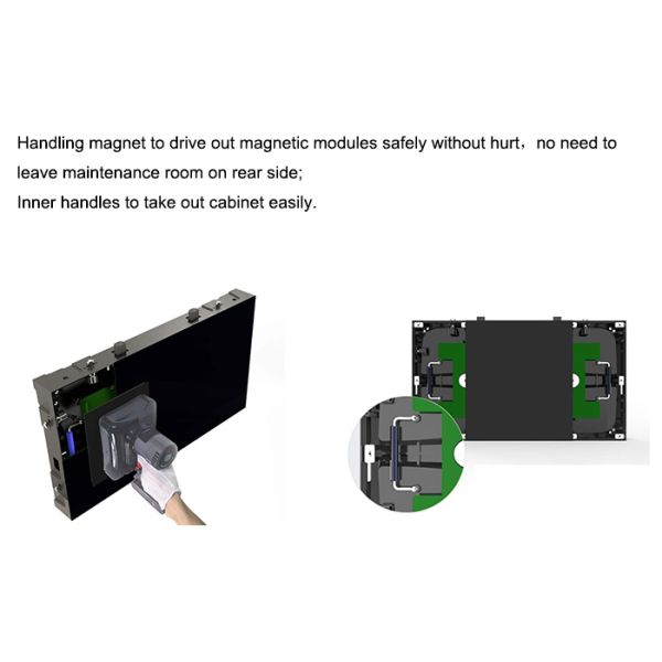 Super Slim Indoor LED Display 2880Hz Refresh 4K Video Wall Advertising Board