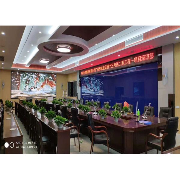 Light Indoor Full Color LED Display Screen Signal Backup And Power Backup