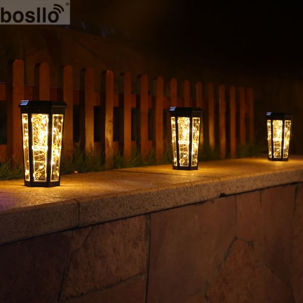 OEM Outdoor Solar Lamps Monocrystalline Silicon Solar Walkway Lights