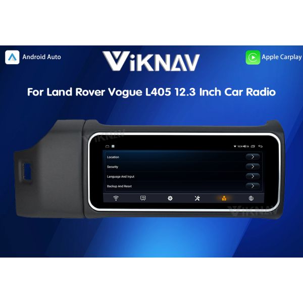 Viknav 12.3 Inch Touch Screen Car Radio For Land Rover Range Rover Vogue L405 2013-2017 Multimedia Player GPS Navigation Head Unit (Black)