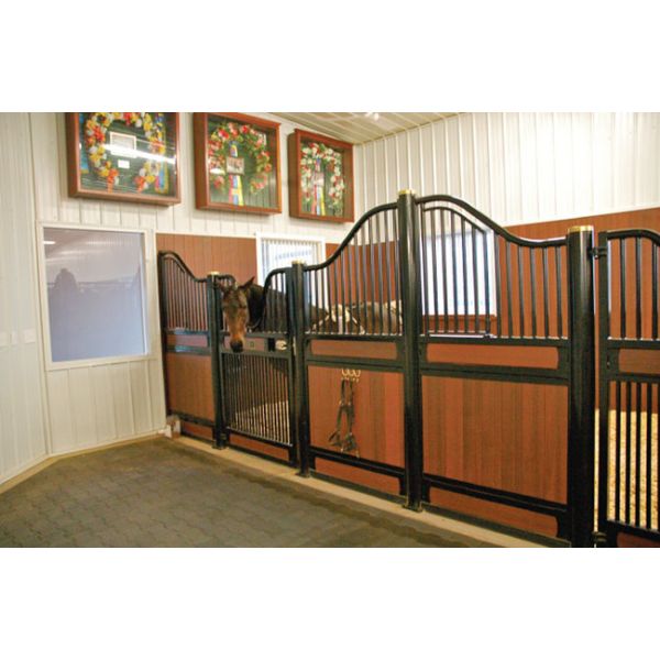 Pre Built Modern European Horse Stalls Bamboo Infill Optional