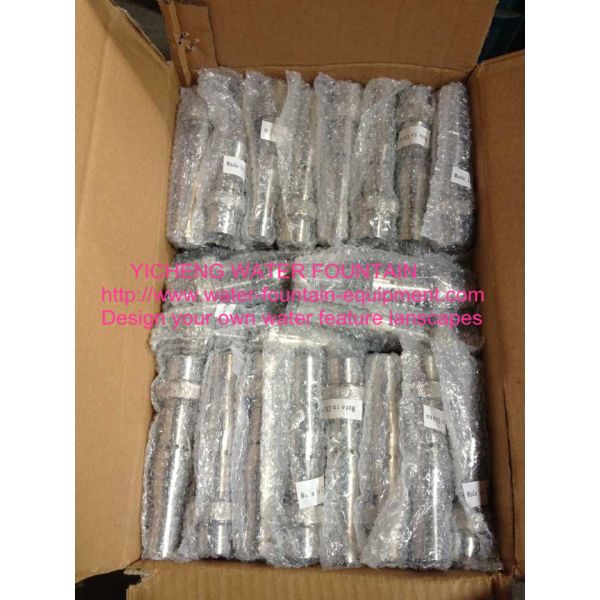 DN15 - DN40 Brass Copper And SS304 Water Fountain Jets For Swimming Pools