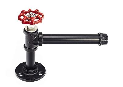 Malleable Iron Vintage Industrial Pipe Toilet Paper Holder Home Decoration