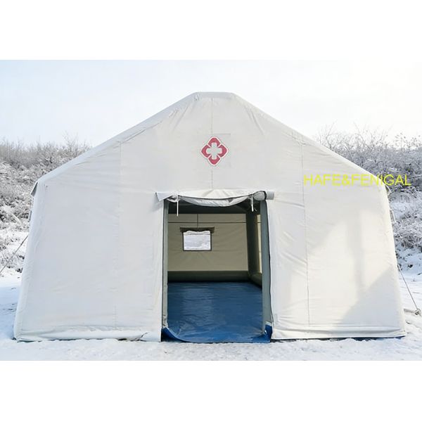 Robust PVC Construction Large Inflatable Medical Tent For Emergency Response