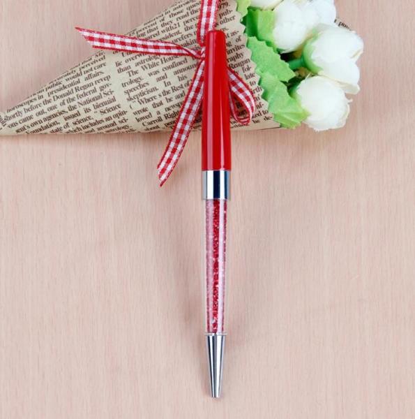 The New Diamond Metal Ball Pen Advertising High-grade Crystal Gift Metal Pen