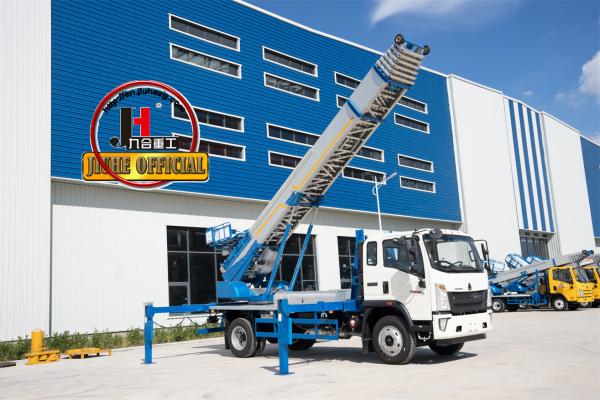 JIUHE Brand 32m 36m 45m 65m Lift Ladder Truck 4000L Water Tank Aerial Platform Aerial Ladder Fire Truck