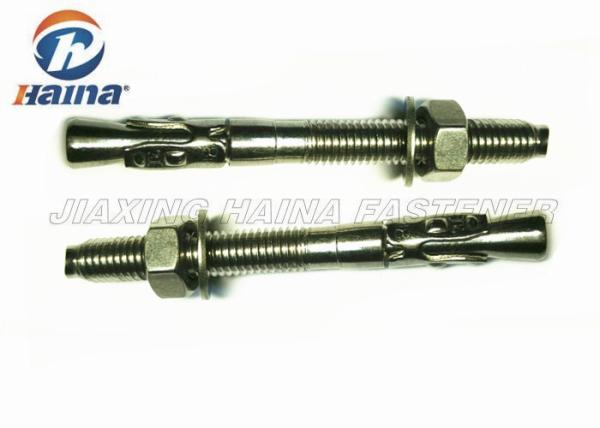 M10 X 80 White Zinc Plated Cold Forged Full Thead  Bolt Wedge Anchor