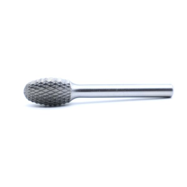 SE-5ZM Oval Diamond Cut Carbide Rotary Burr - E122006 For High-Hardness Work