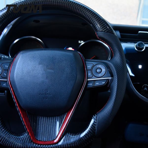 OEM Toyota Carbon Fiber Steering Wheel Leather Camry Corolla RAV4