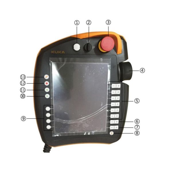 Подержанный робот Kuka C4 учит шкентелю 00-168-334