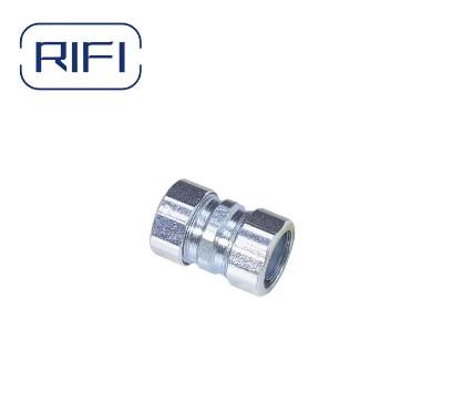 Aço IMC com acoplamento revestido de zinco com rosca de compressão Tipo 1/2-4