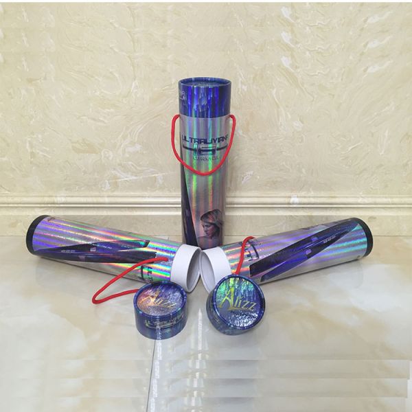 Professional Printed Round Cardboard Wine Tubes With Lids , Eco Friendly