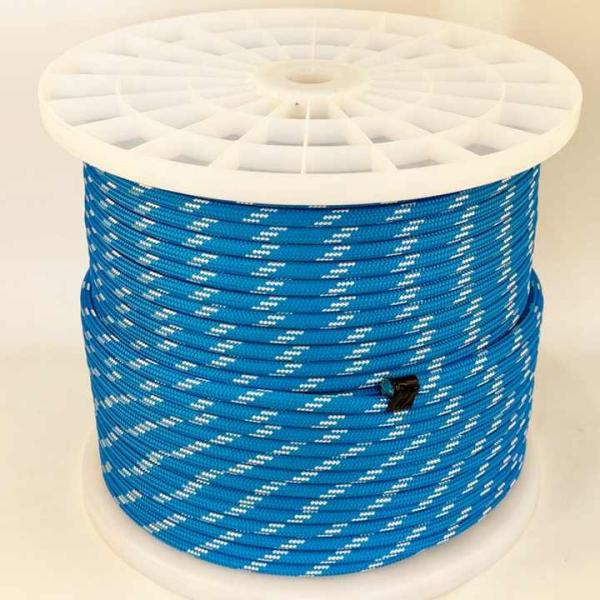 12 mm Uhmwpe doble cuerda de cubierta de trenzas para buques de marina barco yate velero cordón de amarre