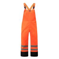 Hola pantalones antiestáticos del babero de la lluvia de la prueba de Vis Water, pantalones resistentes al fuego del babero de la prueba de la lluvia EN343