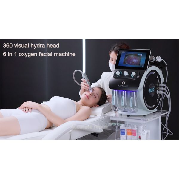 2024 Newest Visual Blackhead Removal Acne Removal Deep Facial Cleansing Skin Scrubber Hydra Beauty Machine