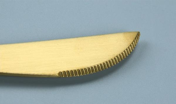 Fadeless Luxury Matte Gold SS304 Fork Knife Spoon Set