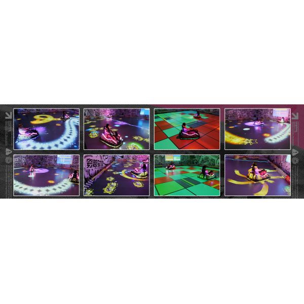 Lightweight Drift Go Kart Simulator with Optical Positioning Technology and 100kg Load Capacity for Arcade Game Machine