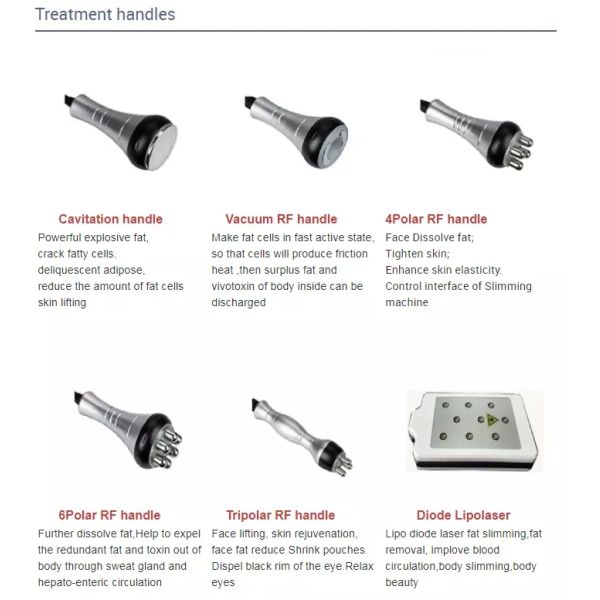 Vacuum Rf Lipolaser 40khz Body Cavitation Machine