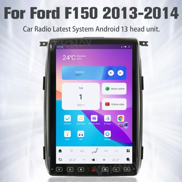 Android 13 Car Radio For Ford F150 2013 - 2014 GPS Autoradio WIFI Carplay Touch Screen Multimeida Player Head Unit