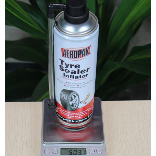 Non - Toxic 600ml Emergency Tyre Repair Inflator For Rubber Bike , Motorcycle