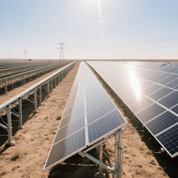 Sistema de soporte fijo solar de gran envergadura de acero galvanizado por inmersión en caliente de clase 100MW