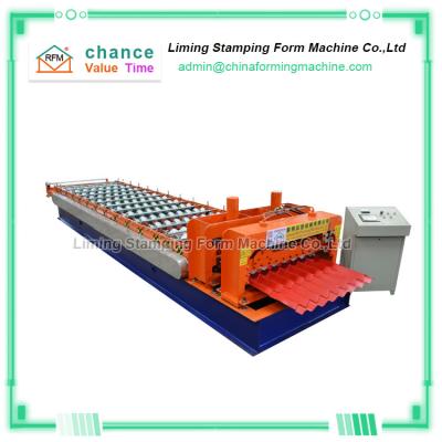 Metal Step Tiles Roofing Sheets Roll Forming Machine