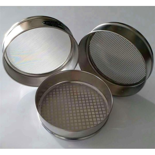 300mm Food Grade 80 100 60 Woven Metal Mesh Flour Sieve Size For Filters